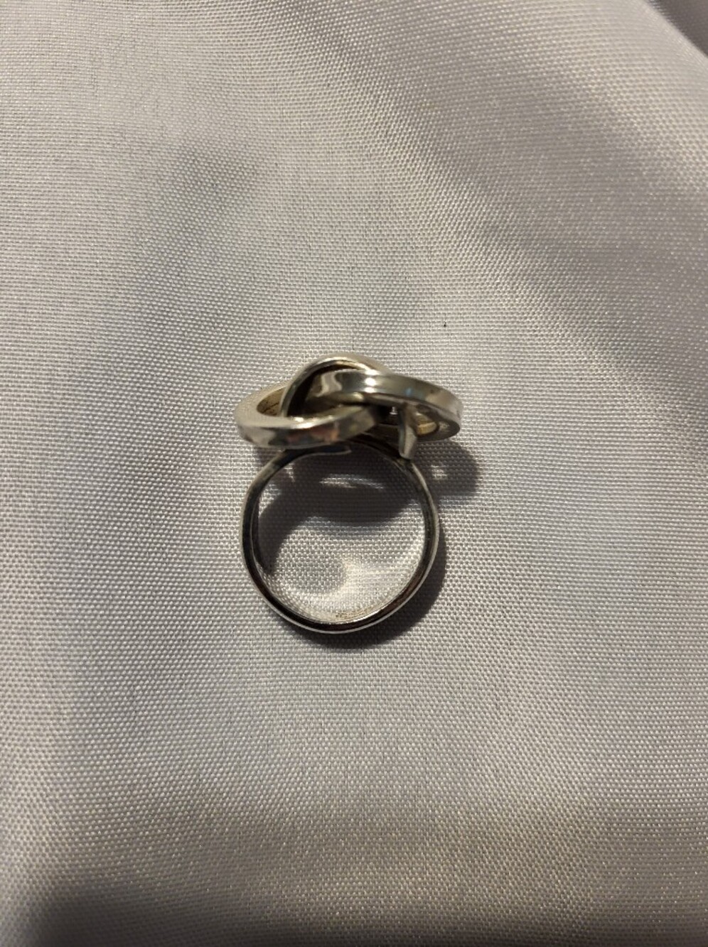 Vintage Grosse Germany Sterling Silver Knot Statement Ring Size 10 - Picture 4 of 11